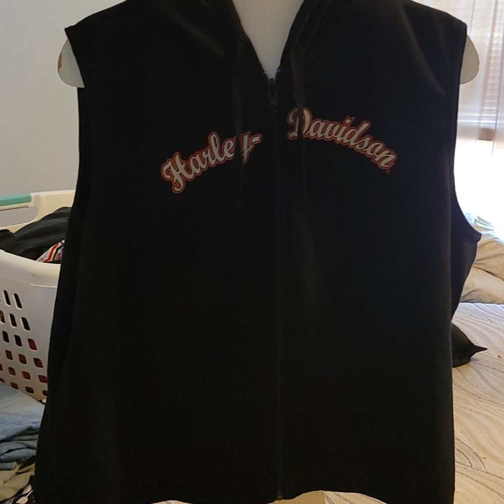 COPY - Harley Davidson Full Zip Hoodie Vest